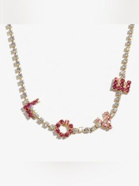 LOVE but make it effortless Tennis style necklace
Black and clear available